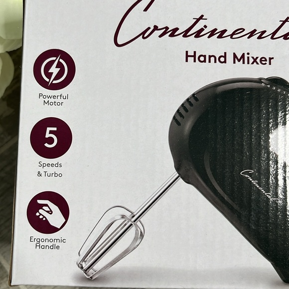 *New* Continental 5 Speed & Turbo Hand Mixer - Picture 2 of 3